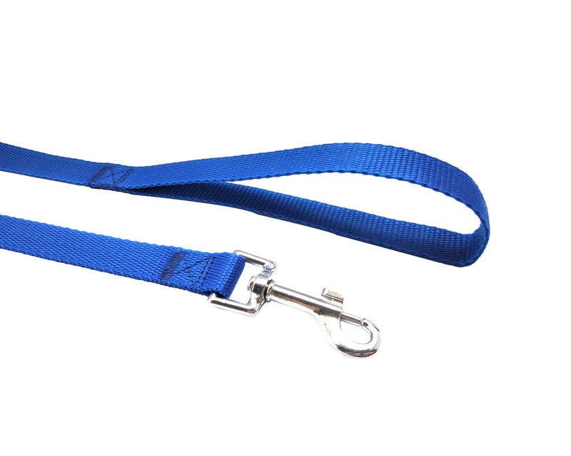 MANDAO Nylon Training Dog Leash for Small Medium Large Dogs, 15ft 20ft 30ft 50ft Long Leash Dog/Puppy Lead for Obedience Recall Training, Camping (50ft, Blue) - Image 4